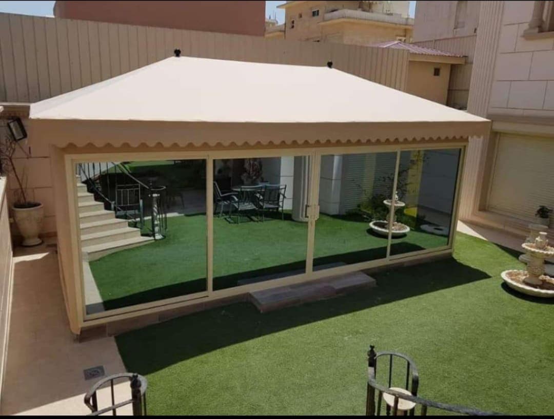 مظلات مداخل وممرات في جدة